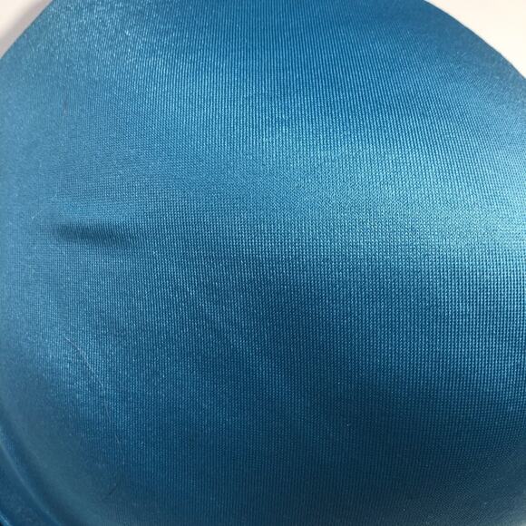 Victoria Secret Bra 34D Slate Blue Underwire Padded Full Coverage Dual Strap - Picture 8 of 9